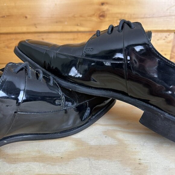 Stacy Adams Oxfords Leather Dress Shoes Mens 8.5 23109-63 Black - Picture 2 of 7